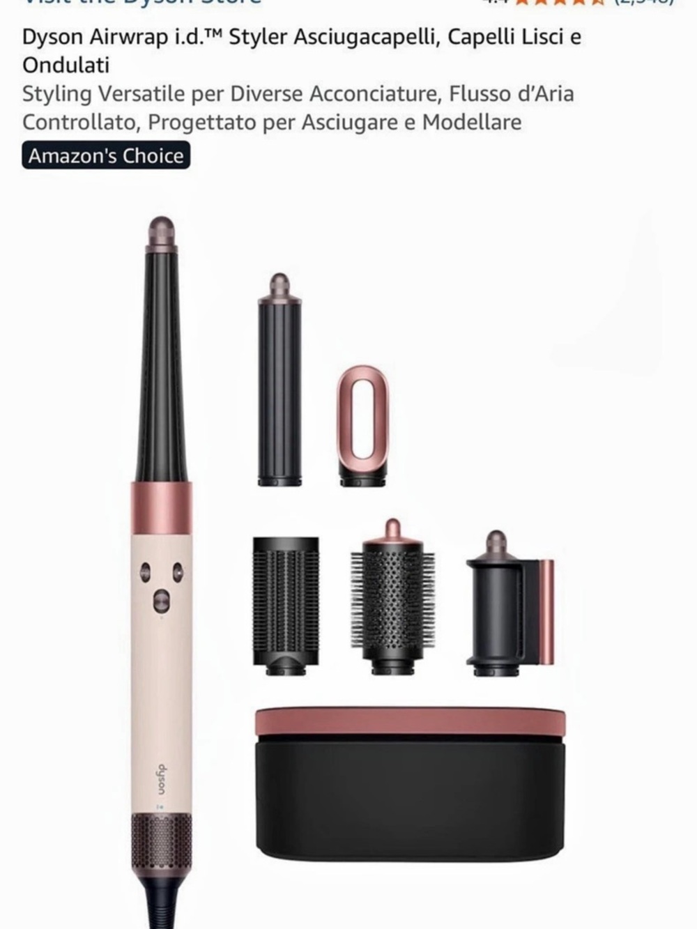 Dyson Airwrap i.d. Multi-Styler European Plug EU Voltage Used Once